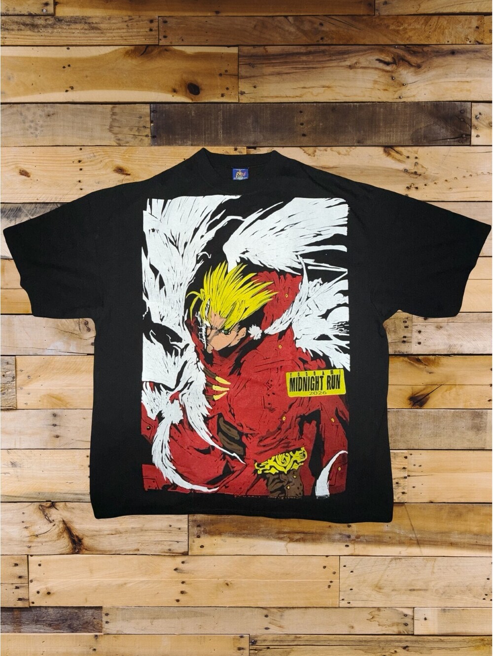 Vintage Rush Trigun Vash the Stampede Black 3XL